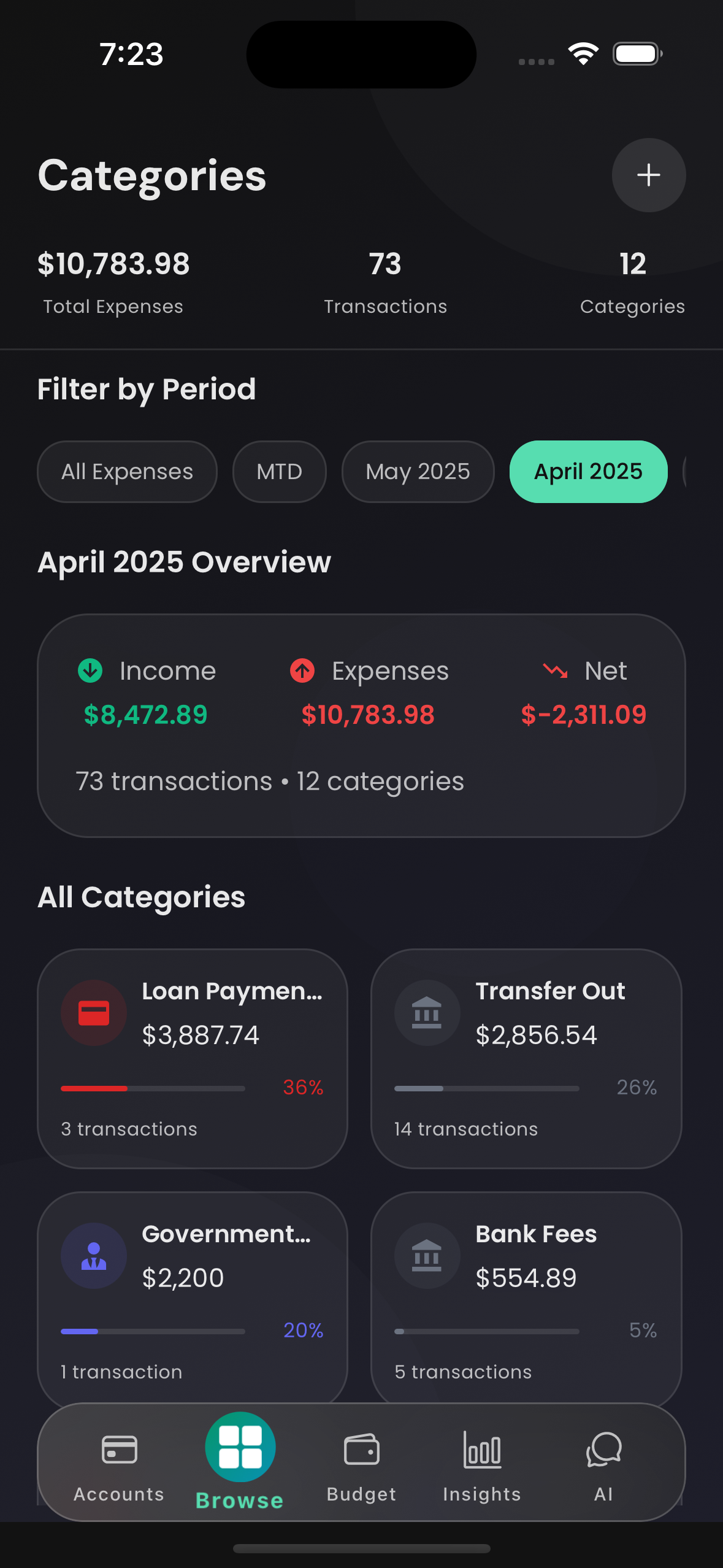 Transaction Tracking