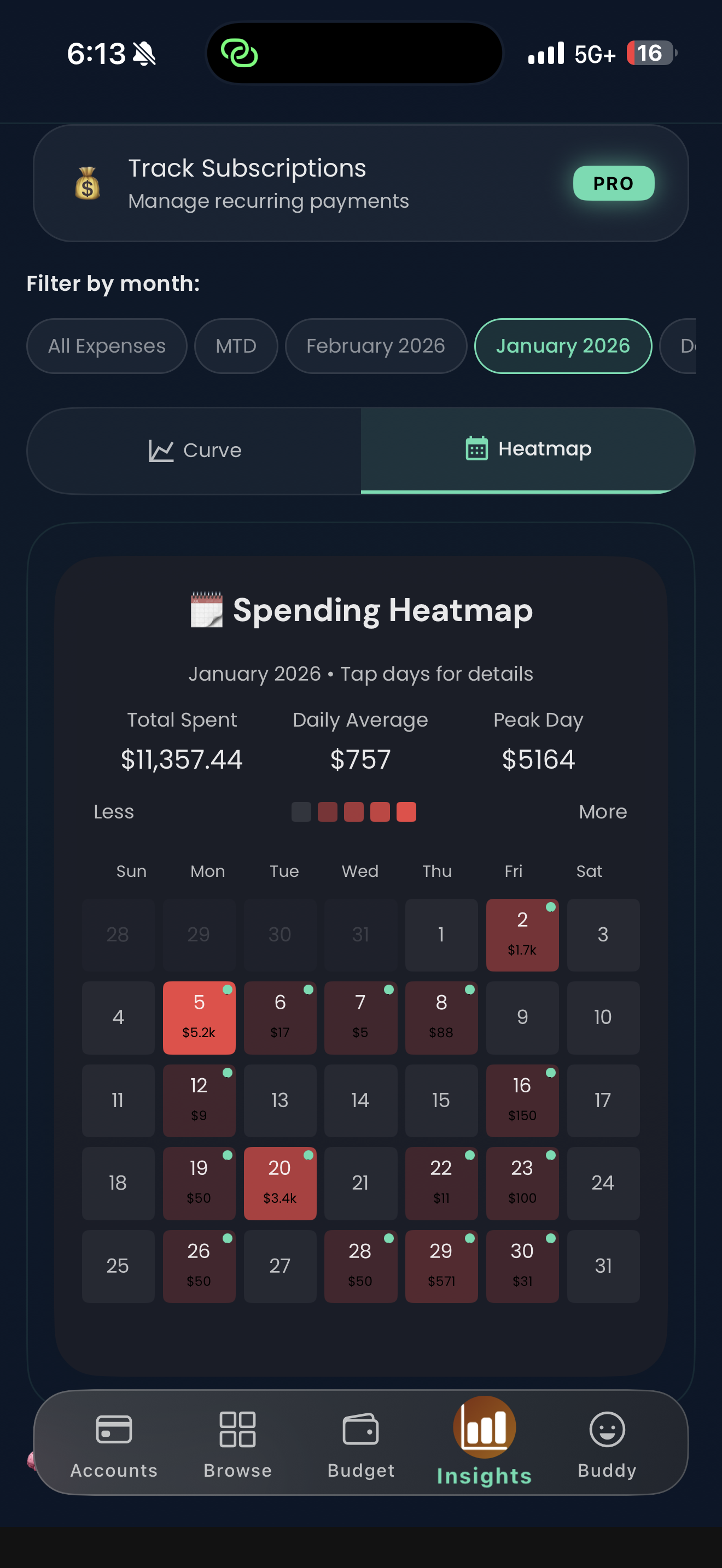 PocketGuard app preview